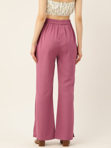 Rue Collection Relaxed Loose Fit High - Rise Trousers - RueCollections